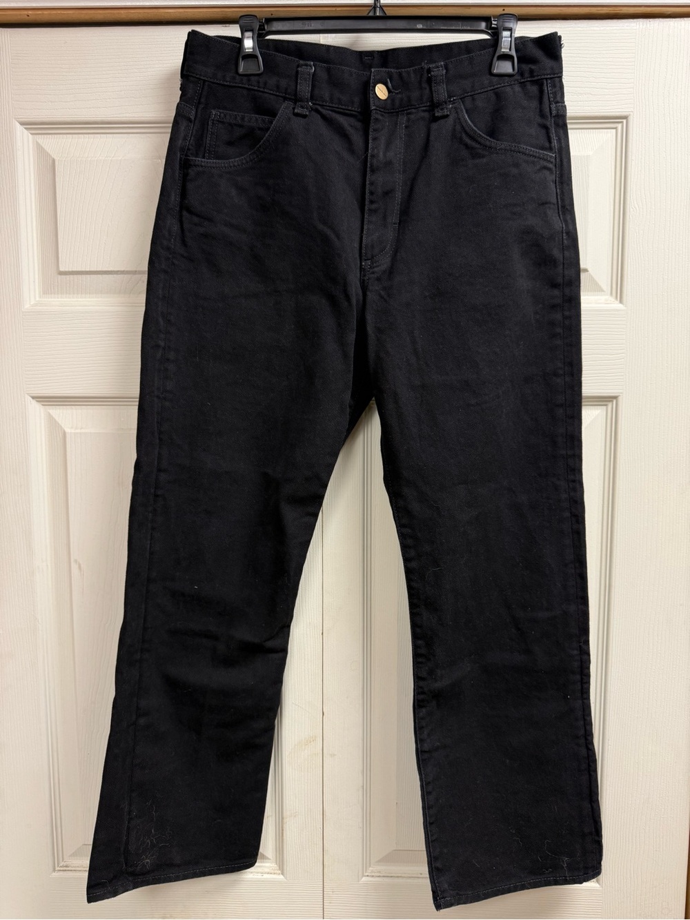 Acne Studios Jeans Straight Regular Fit 1950 LH Black Black 32 x 26 Hemmed Italy